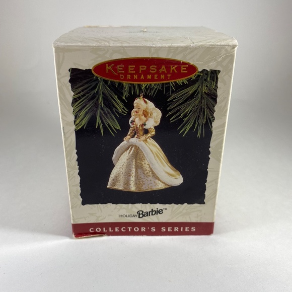 VINTAGE 1994 Hallmark Keepsake Christmas Ornament Holiday Barbie - Picture 2 of 4